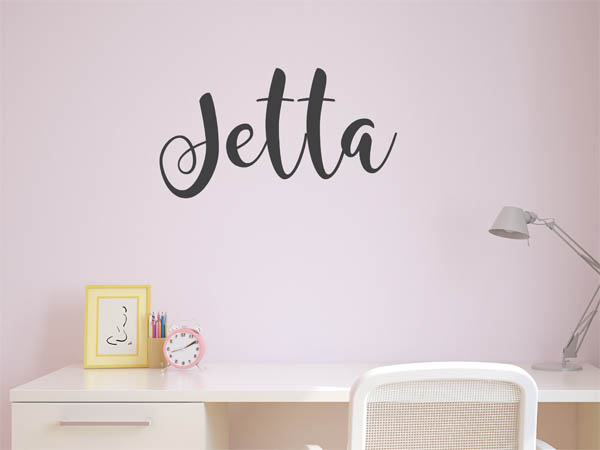 Wandtattoo Jetta in Handschrift