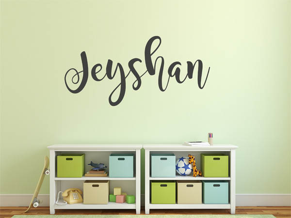 Wandtattoo Jeyshan in Handschrift