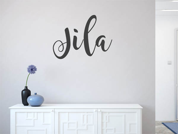 Wandtattoo Jila in Handschrift