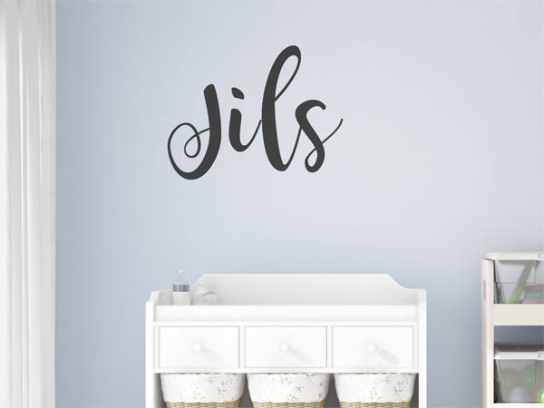 Wandtattoo Jils in Handschrift