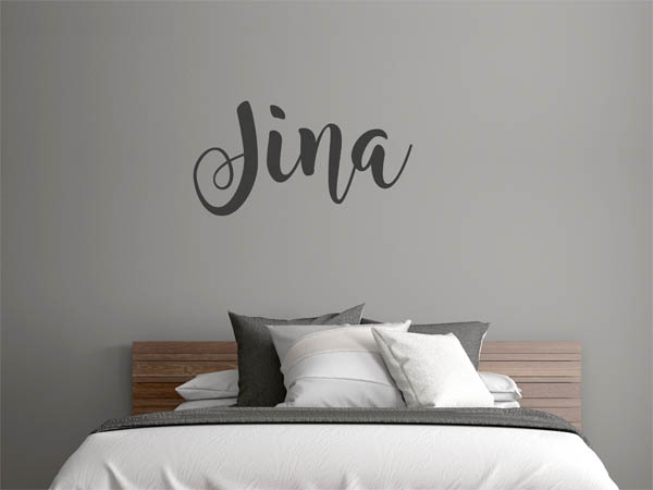 Wandtattoo Jina in Handschrift