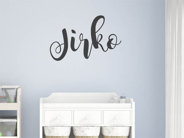 Wandtattoo Jirko in Handschrift