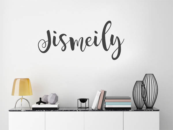 Wandtattoo Jismeily in Handschrift