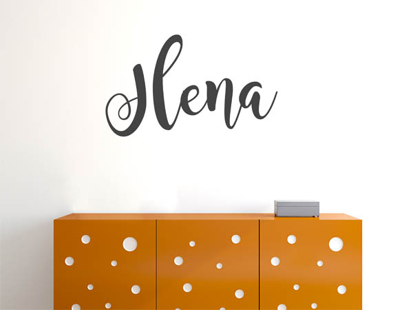 Wandtattoo Jlena in Handschrift