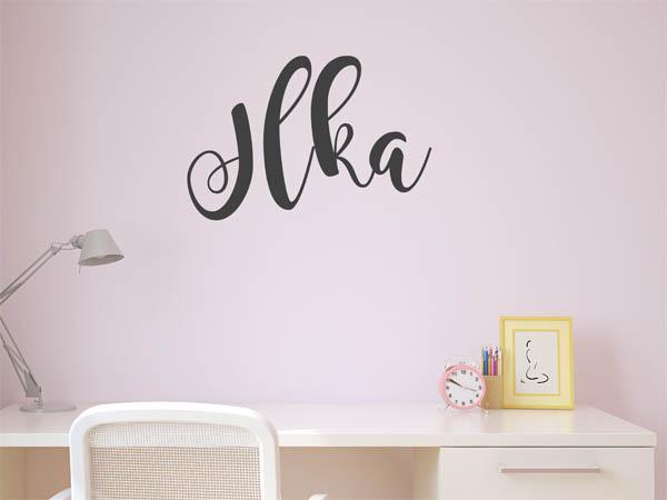 Wandtattoo Jlka in Handschrift