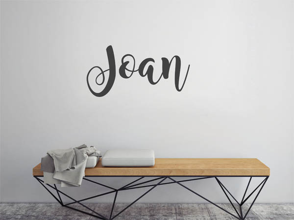 Wandtattoo Joan in Handschrift