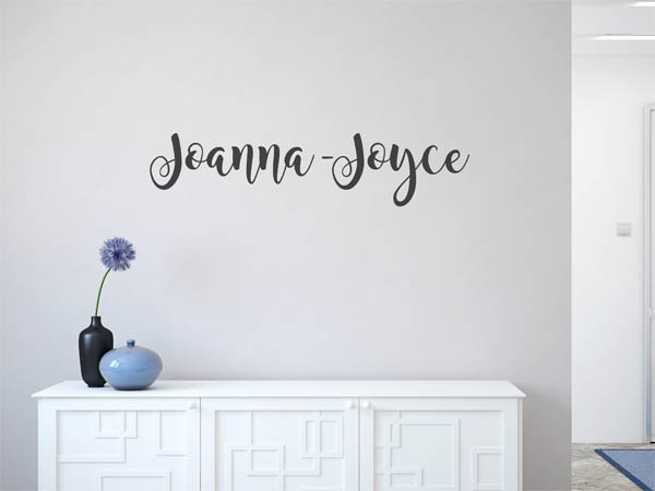 Wandtattoo Joanna-Joyce in Handschrift