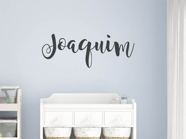 Wandtattoo Joaquim in Handschrift