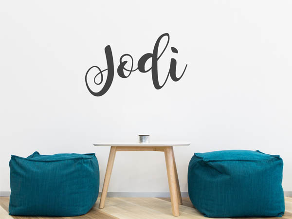 Wandtattoo Jodi in Handschrift