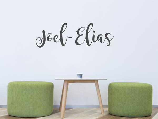 Wandtattoo Joel-Elias in Handschrift
