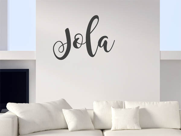 Wandtattoo Jola in Handschrift