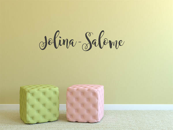 Wandtattoo Jolina-Salome in Handschrift