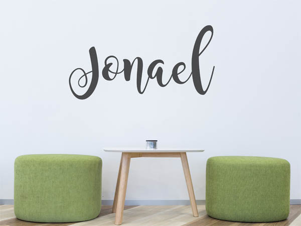 Wandtattoo Jonael in Handschrift