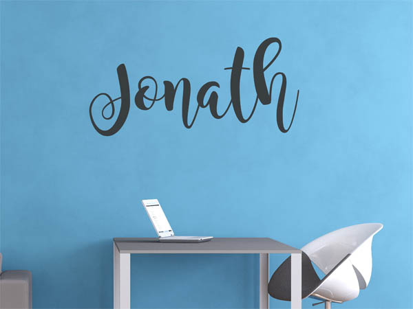 Wandtattoo Jonath in Handschrift