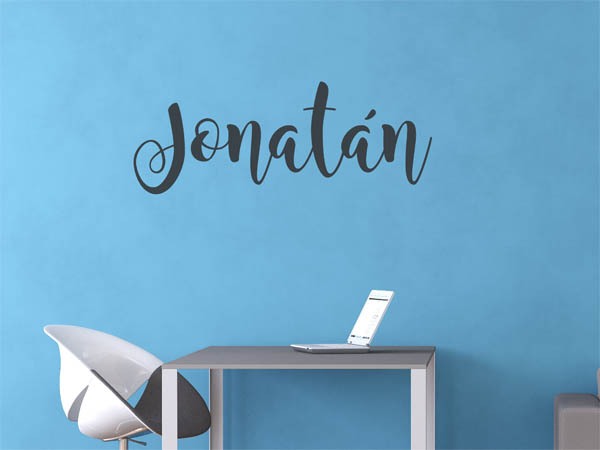 Wandtattoo Jonatán in Handschrift