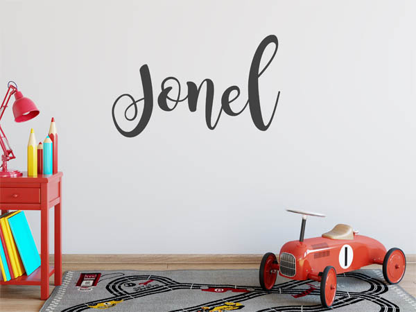 Wandtattoo Jonel in Handschrift