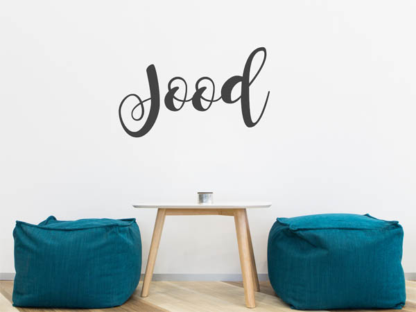Wandtattoo Jood in Handschrift