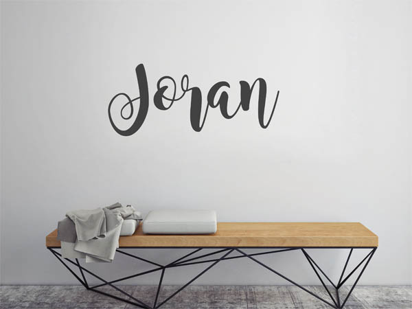 Wandtattoo Joran in Handschrift