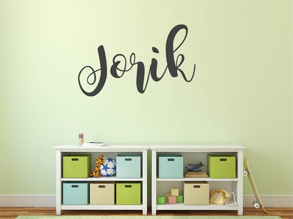 Wandtattoo Jorik in Handschrift
