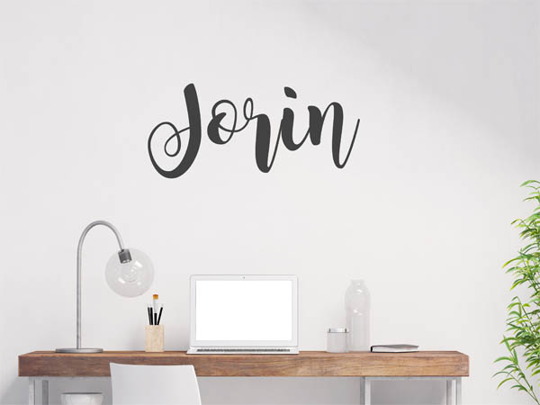 Wandtattoo Jorin in Handschrift