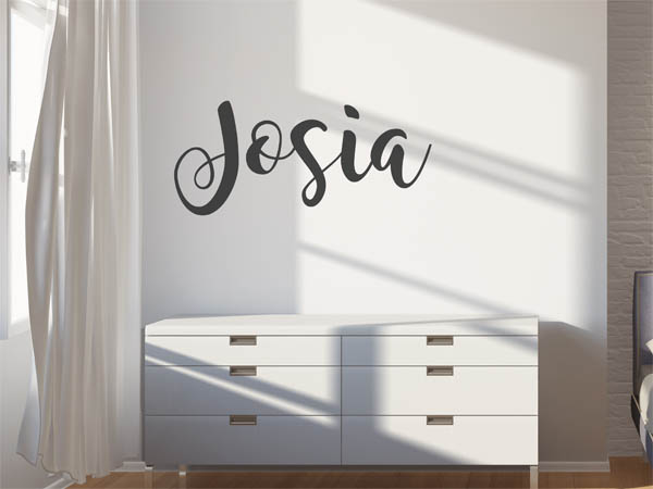 Wandtattoo Josia in Handschrift