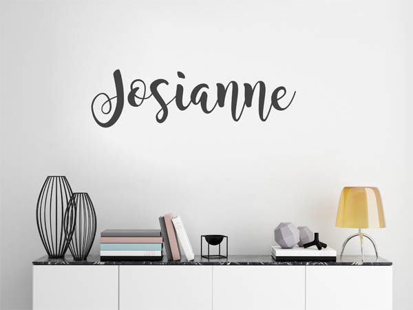 Wandtattoo Josianne in Handschrift