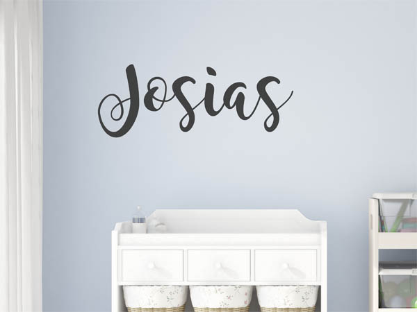 Wandtattoo Josias in Handschrift