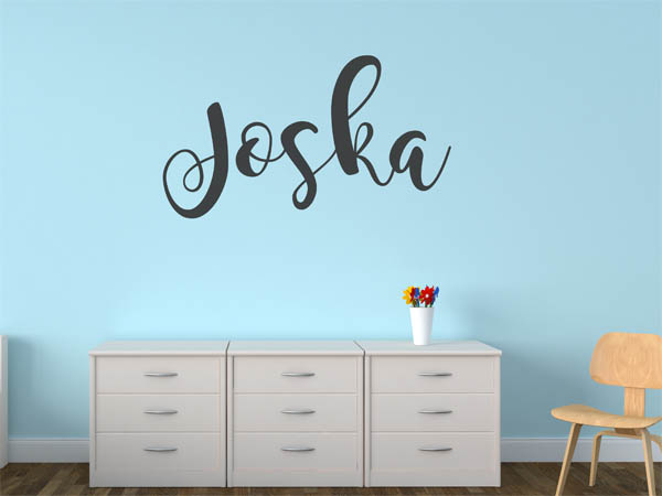 Wandtattoo Joska in Handschrift
