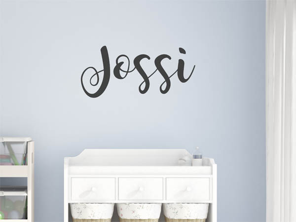 Wandtattoo Jossi in Handschrift