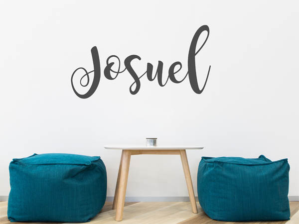 Wandtattoo Josuel in Handschrift