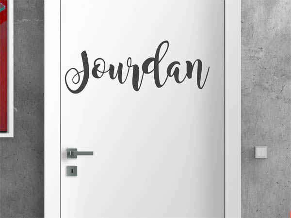 Wandtattoo Jourdan in Handschrift