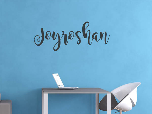 Wandtattoo Joyroshan in Handschrift