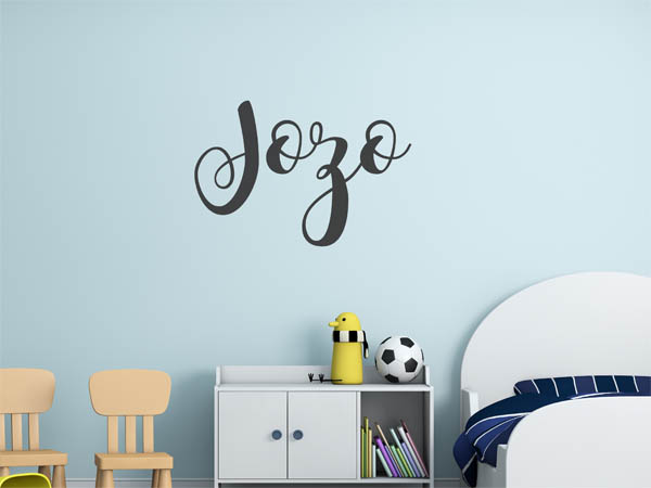 Wandtattoo Jozo in Handschrift