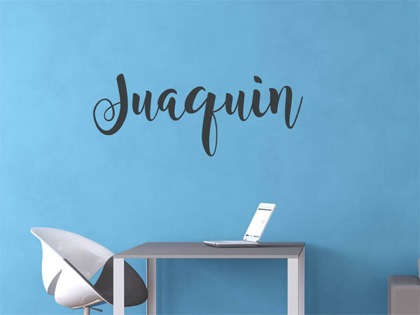 Wandtattoo Juaquin in Handschrift