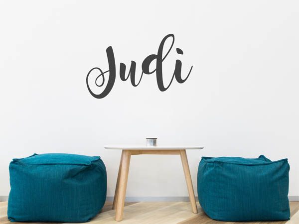 Wandtattoo Judi in Handschrift