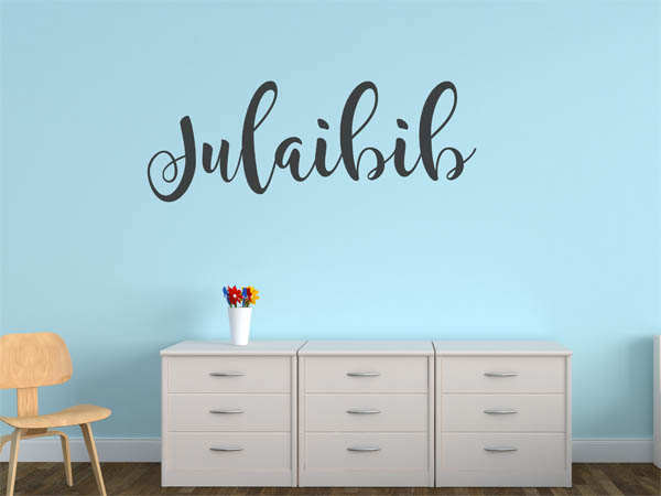 Wandtattoo Julaibib in Handschrift