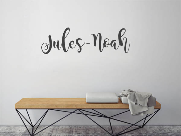 Wandtattoo Jules-Noah in Handschrift