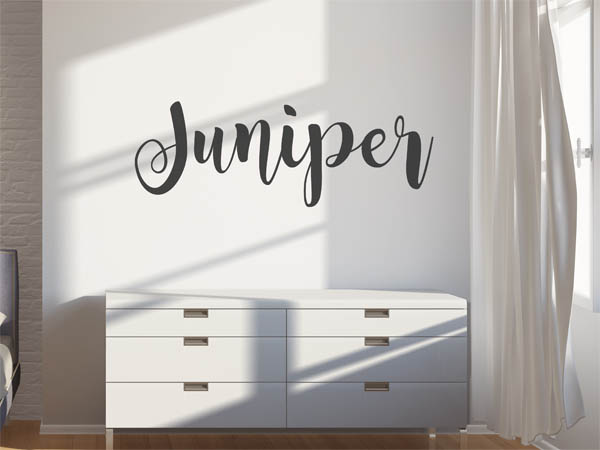 Wandtattoo Juniper in Handschrift