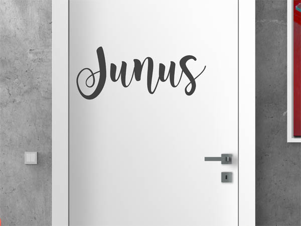 Wandtattoo Junus in Handschrift