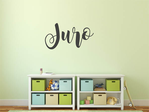 Wandtattoo Juro in Handschrift