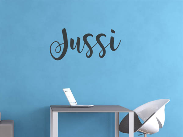 Wandtattoo Jussi in Handschrift