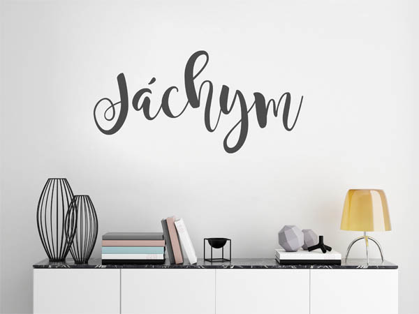 Wandtattoo Jáchym in Handschrift