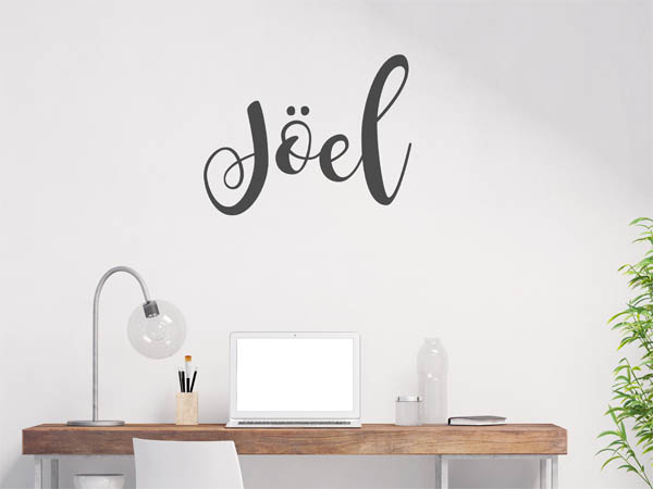 Wandtattoo Jöel in Handschrift