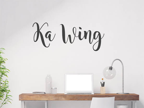 Wandtattoo Ka Wing in Handschrift
