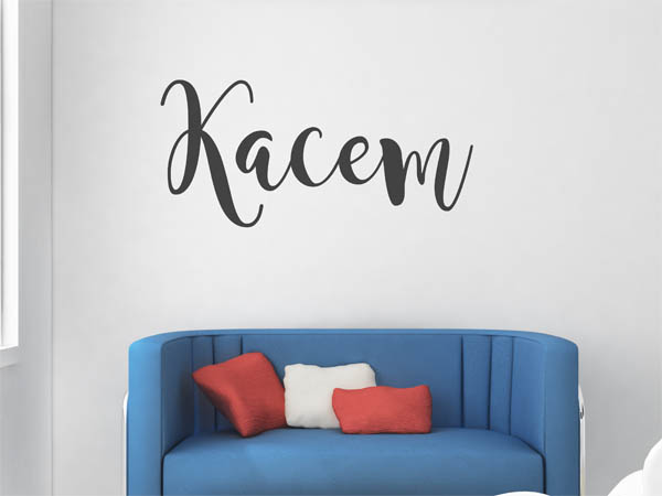 Wandtattoo Kacem in Handschrift