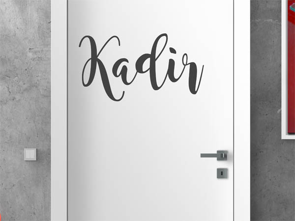 Wandtattoo Kadir in Handschrift