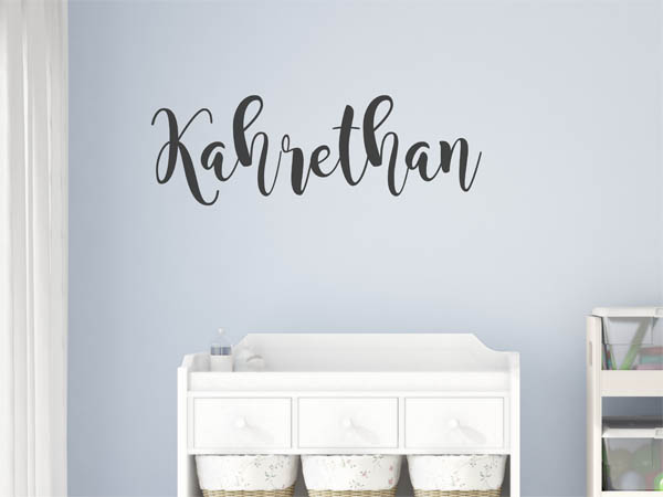 Wandtattoo Kahrethan in Handschrift