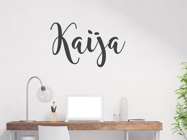 Wandtattoo Kaija in Handschrift