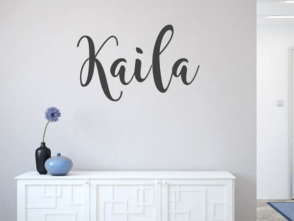 Wandtattoo Kaila in Handschrift