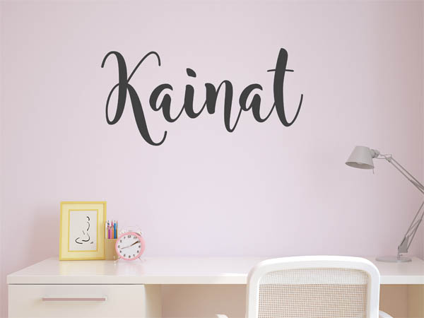Wandtattoo Kainat in Handschrift